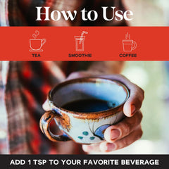 Graphic showing 30+ servings per jar