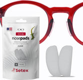 Setex Gecko Grip 1mm nose pads – clear pair, USA made
