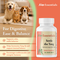 Inactive ingredients for Settle the Yang 120 Tabs