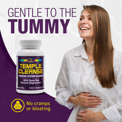 7 Lights Temple Cleanse capsules closeup for easy daily use and accurate dosing.