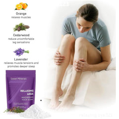 Bottles of orange, cedarwood, and lavender essential oils with magnesium flakes