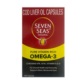 Seven Seas Cod Liver Oil Capsules bottle label