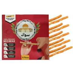 SEWAK Miswak Sticks Pack of 10 – natural organic toothbrush sticks