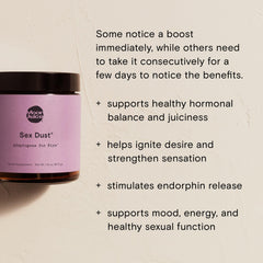 Ingredients label highlighting vegan, gluten-free, sugar-free