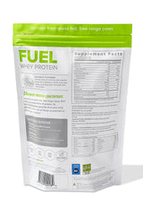 SFH Fuel coconut milk powder in a glass demonstrates tropical flavor and smooth mixability.