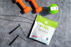 SFH Fuel energy on-the-go bottle demonstrates convenient daily fueling.