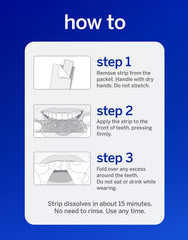 Teeth shade guide included with Superstrips