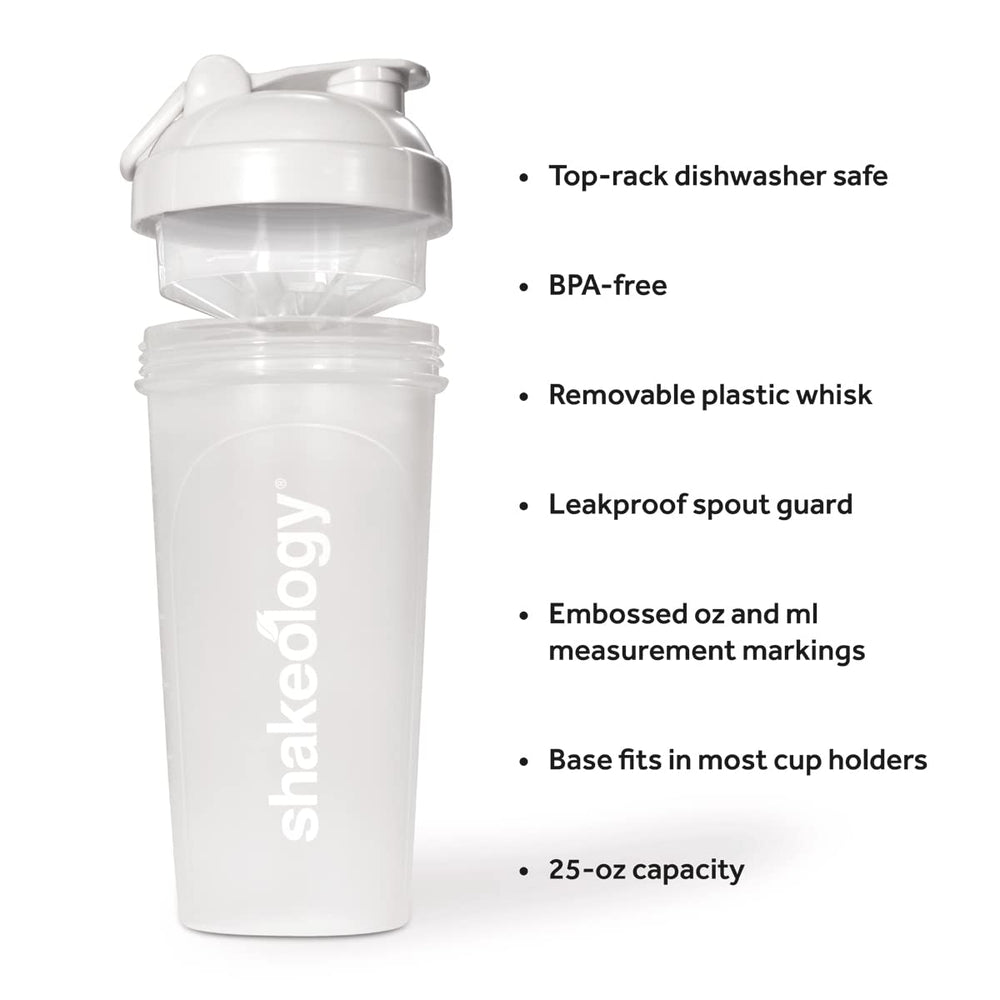 Shaker Cup 25oz with leak-proof lid and secure seal