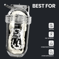 Durable stainless steel exterior designed for tough workouts