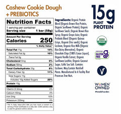SHANTI BALANCE chocolate chips detail highlights mini chips and chocolatey flavor