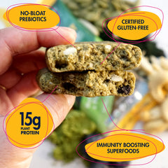 SHANTI BAR almond and cashew texture emphasizing whole-food ingredients