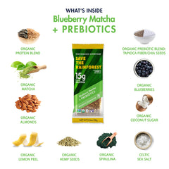 SHANTI BAR plant protein 15g label focusing on muscle-supportive nutrition