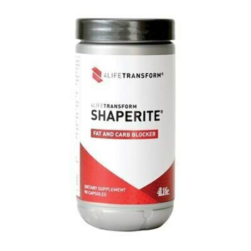 Front view of 4Life ShapeRite 90 capsules bottle