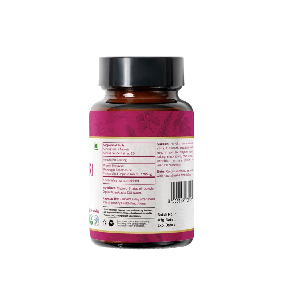 Storage instructions for Shatavari tablets