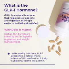 Shed Nutrition GLP-1 Boost bottle pour demonstrates easy daily dosing