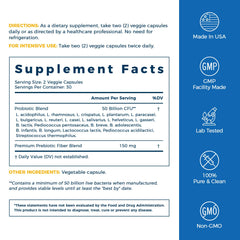 Shelf-stable probiotic bottle for long-term storage