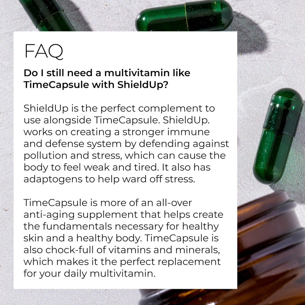 Maca root and organic turmeric for energy and brain health in ShieldUp