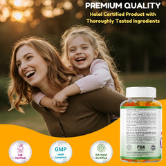 Chewable gummies with soft texture for kids