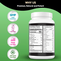 SHIFAA NUTRITION USA-made GMP facility label emphasizing quality