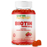 SHIFAA Vegan Biotin Gummies bottle with 90 gummies
