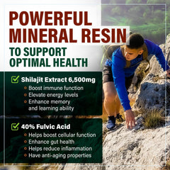 Shilajit supports athletic performance, endurance, and recovery