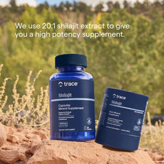 Shilajit capsules highlighting 1000mg dose