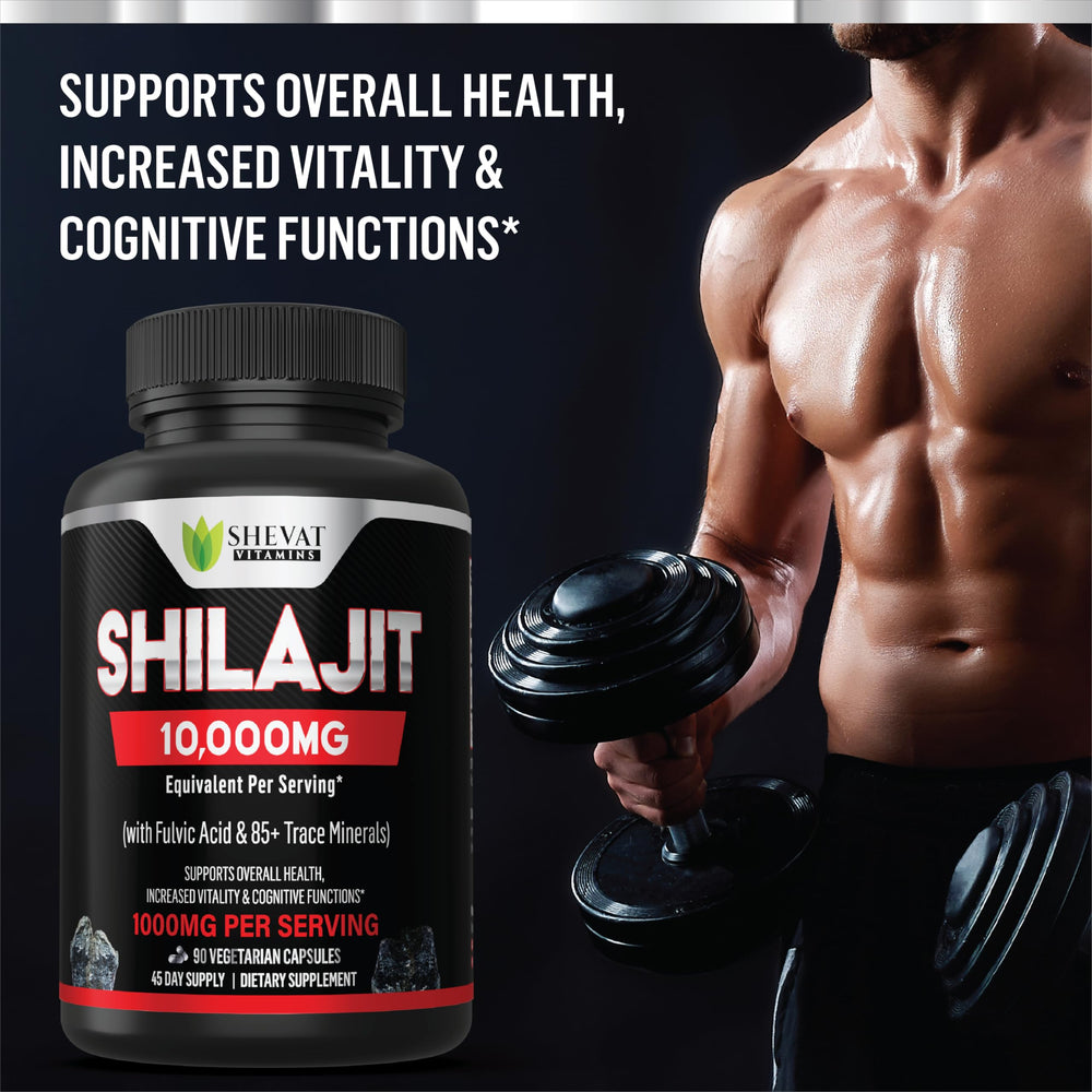 Shilajit capsules product display