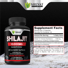 90-capsule Shilajit bottle packaging