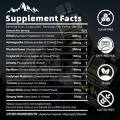 Stress relief with ashwagandha and Shilajit