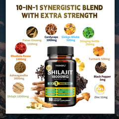 Himalayan source Shilajit capsules