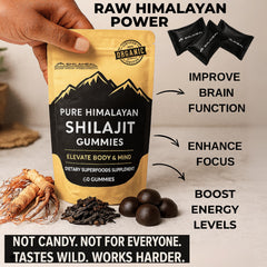 Lab-tested Shilajit Gummies purity seal
