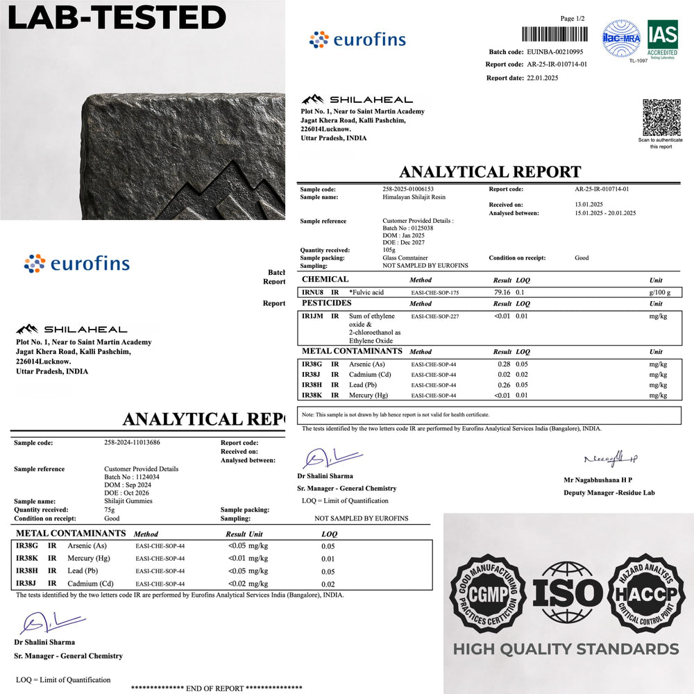 Shilajit Gummies for men and women packaging