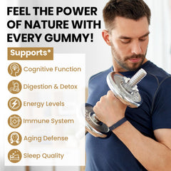 Active adults taking Shilajit Gummies for energy and immunity
