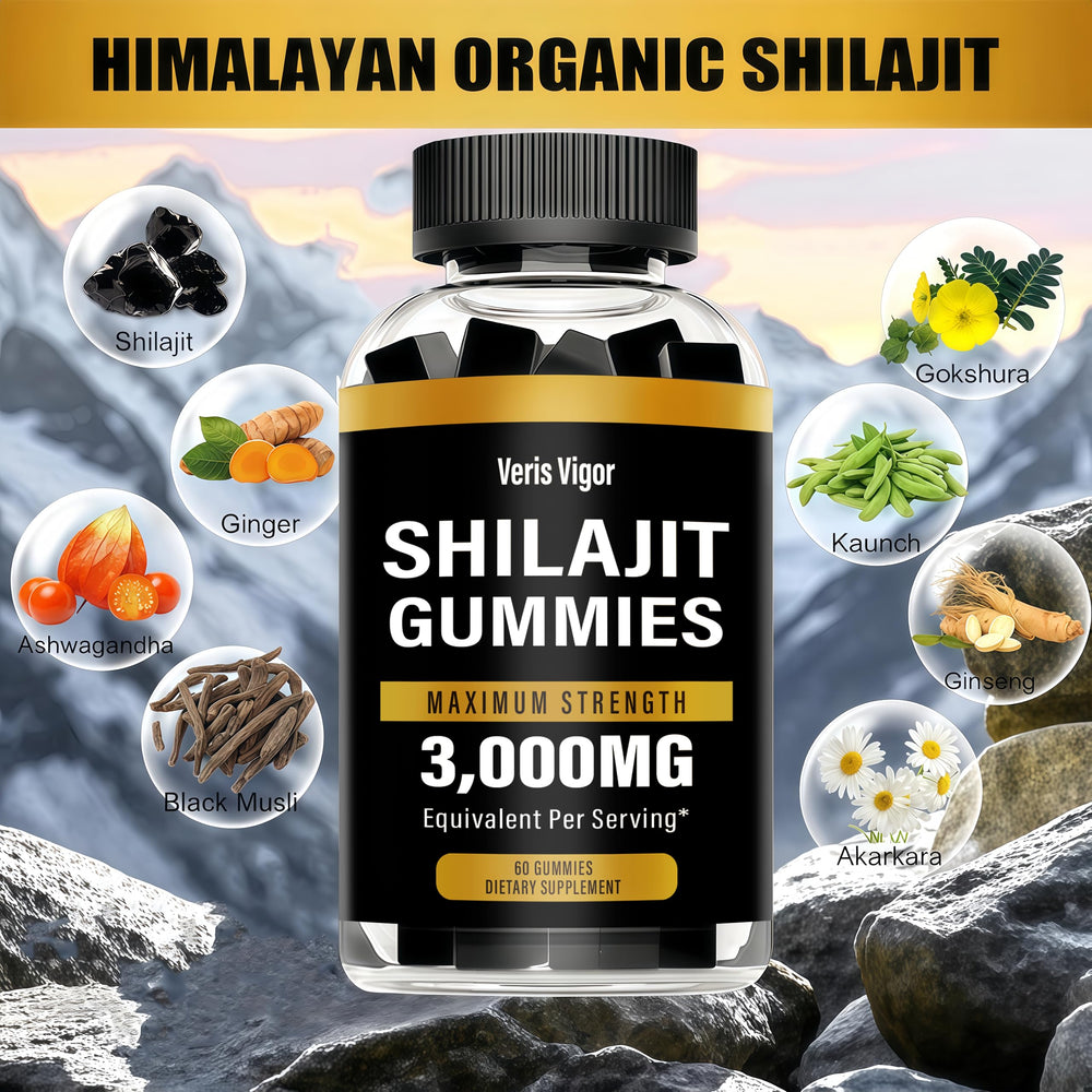 Back view showing nutrition label on the bottle