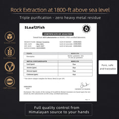 Each gummy contains 4500mg of Shilajit extract