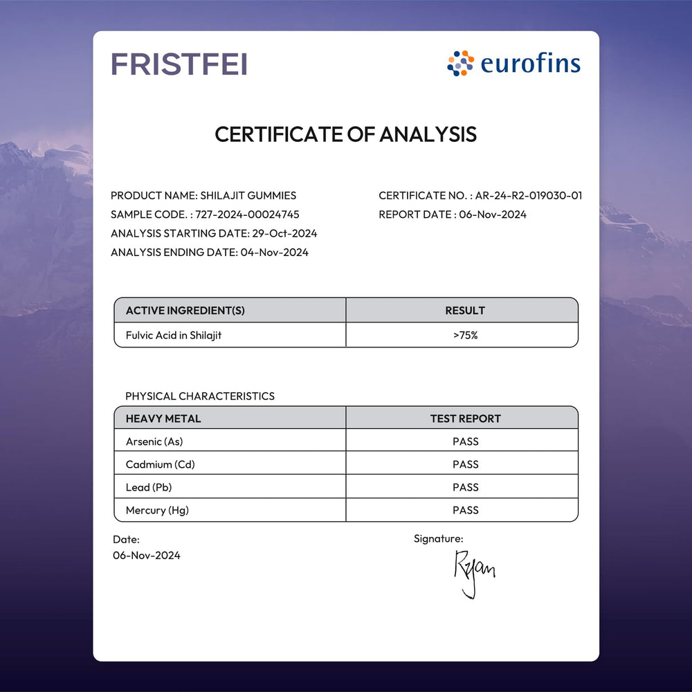 Shilajit gummies suitable for men and women