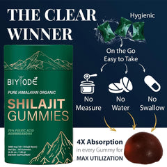 Illustration of gummies ingredients and minerals