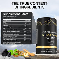 Travel-friendly Shilajit Gummies with individual packaging