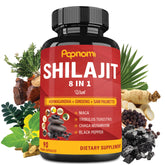 Papnami Shilajit Himalayan Capsules bottle front