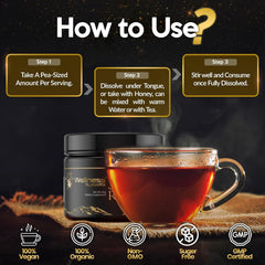 Shilajit resin for immune support and adaptogenic vitality