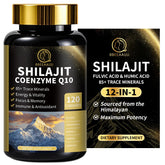 BBEEAAUU Shilajit for Men 12-in-1 Himalayan capsules bottle