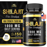 Shilajit premium capsules bottle showing 150 capsules