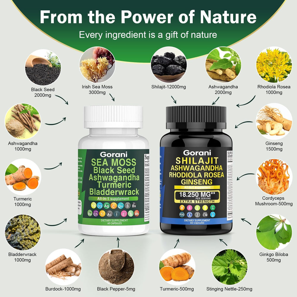 Shilajit Pure Himalayan Organic Capsules