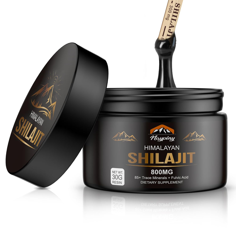 Shilajit pure Himalayan resin 800mg gold grade close-up