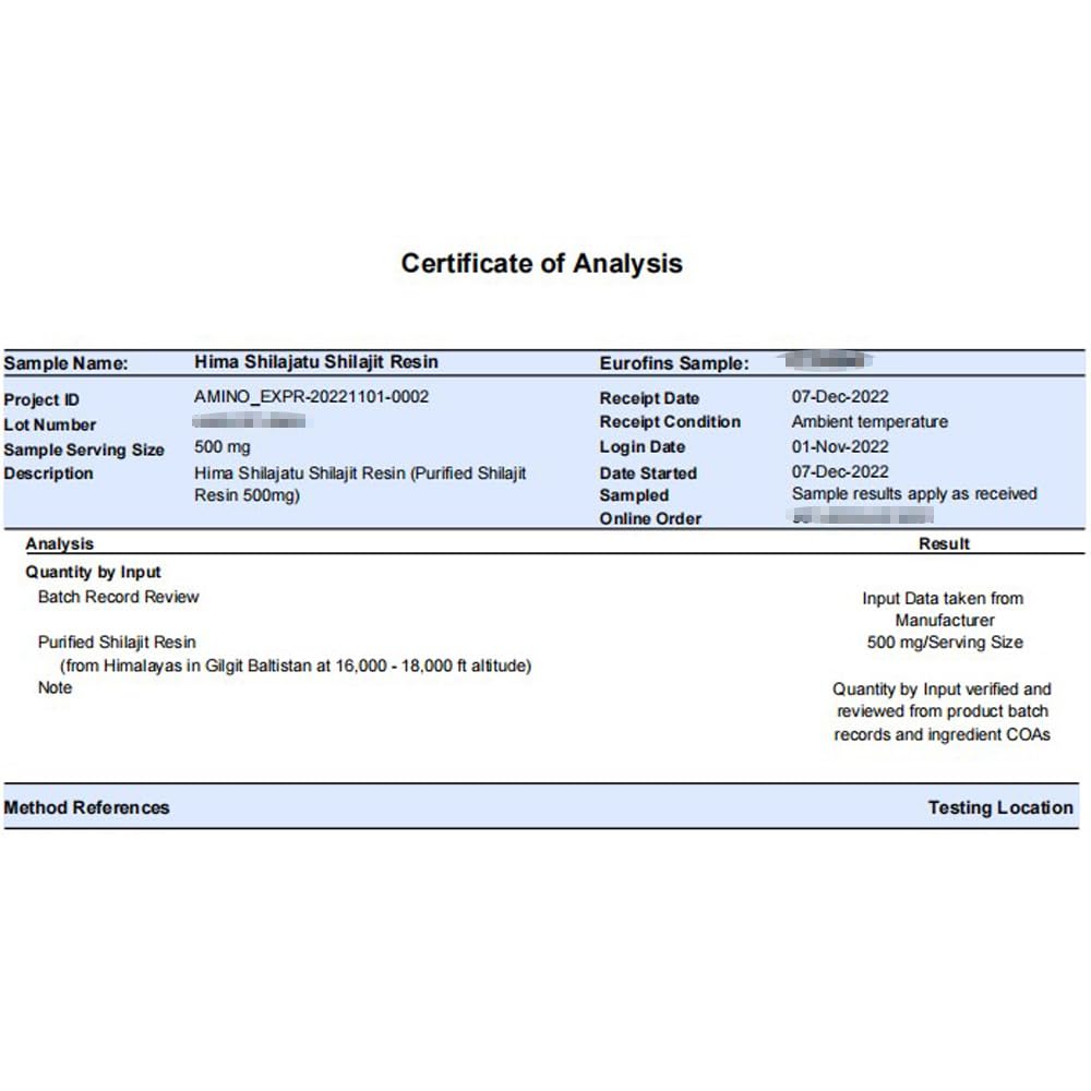 Natural Shilajit resin—no fillers or chemicals