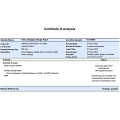 Natural Shilajit resin—no fillers or chemicals