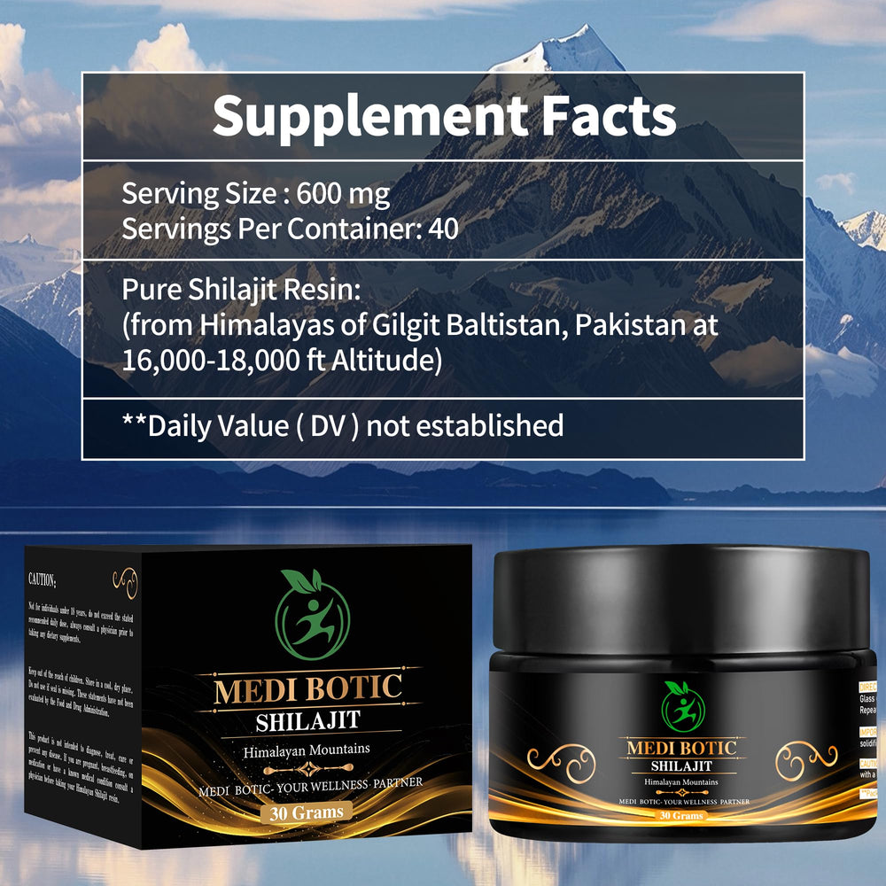 Shilajit resin bottle and dropper close-up