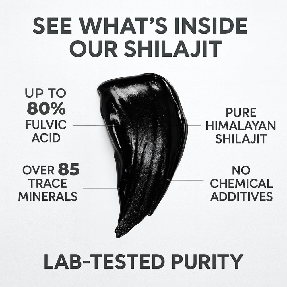 Product packaging for Shilajit resin 60g