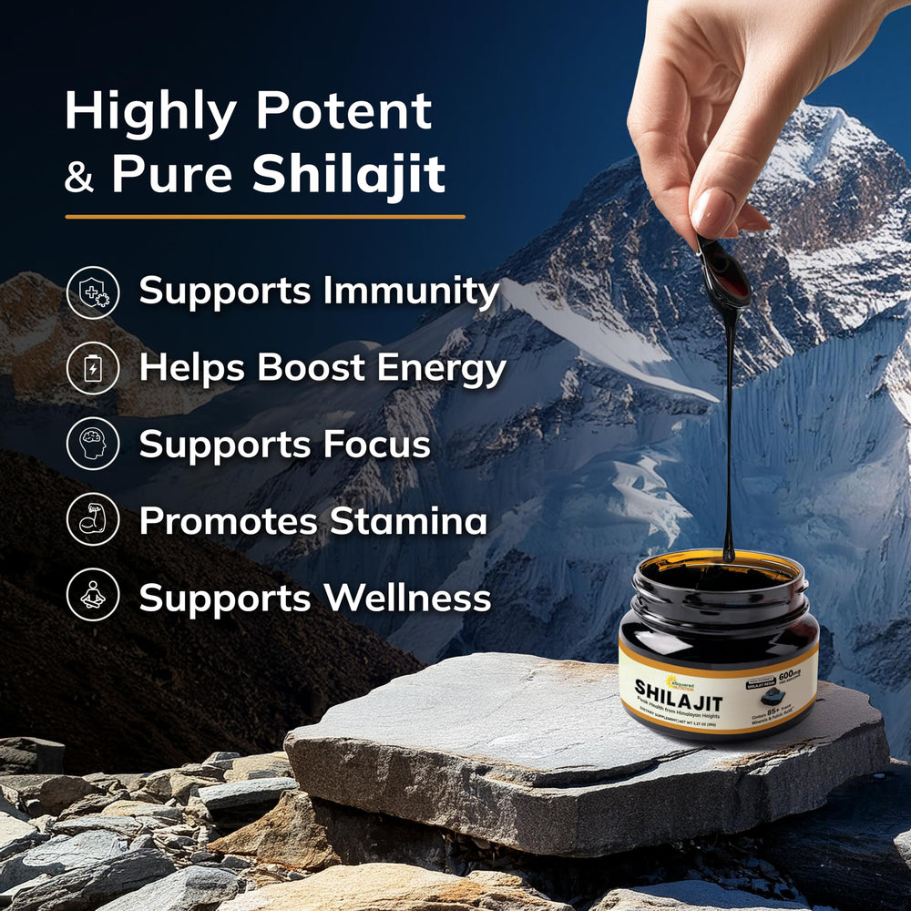 Premium measuring scoops for Shilajit resin dosage