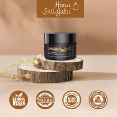 Shilajit resin showing energy and immune support